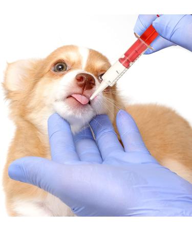 4-Piece Pet Pill Shooter Syringe Dispenser Set for Cats Dogs - Safe Reusable Medical Feeding Tool in Blue, Green, Red & White - Buy Online on GoSupps.com