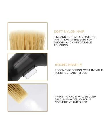 Neck Duster & Hair Duster Brush - Soft Nylon Barber Cleaning Brush for Salon & Travel (Black) - Buy Online on GoSupps.com