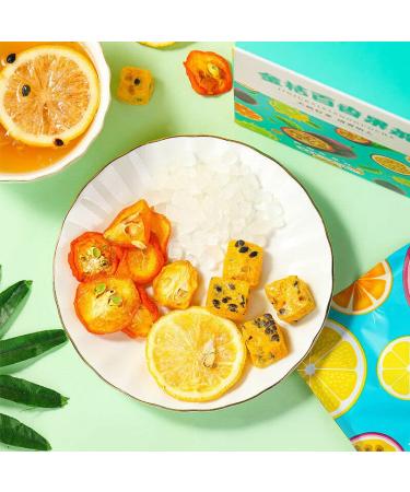90g Th aux fruits instantan Citron Fruit de la passion Chine Kumquat-Th aux fruits de la passion