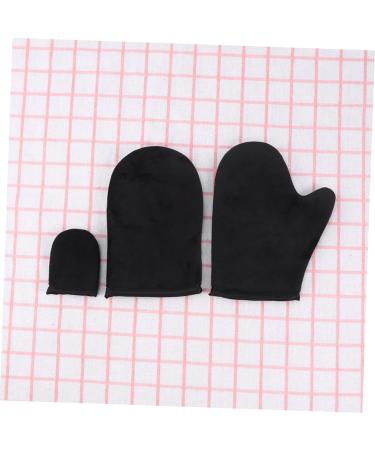 Ipetboom 2pcs Self Tanning Gloves Sunless Tanning Mitts for Easy Application Makeup Oil Use Compact Portable Design for Women Girls Protective Flocking Material - Buy Online on GoSupps.com