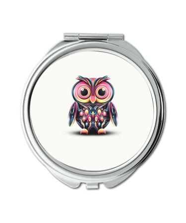 Mirror makeup mirror owl gifts owl wallpaper hq pocket mirror portable mirror
