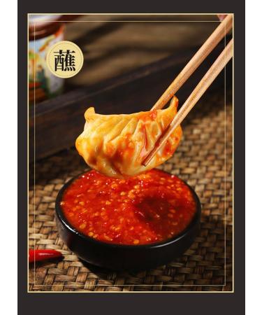 Garlic and chili sauce 200g/can handmade chili sauce in China main course and side dishes rice toppings ready to eat food special spicy chili sauce black bean sauce (1 can) - Buy Online on GoSupps.com