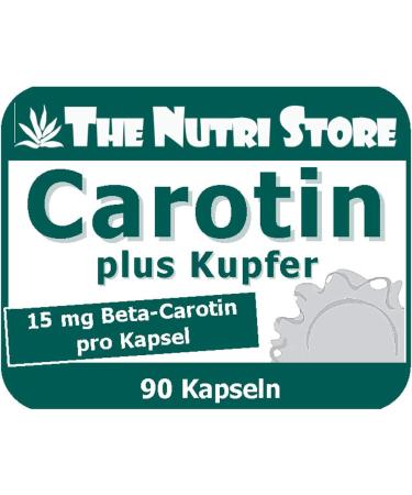 Carotene Plus Copper 15 mg Capsules - 90 pcs | Boost Your Health | International Shipping Available - Buy Online on GoSupps.com