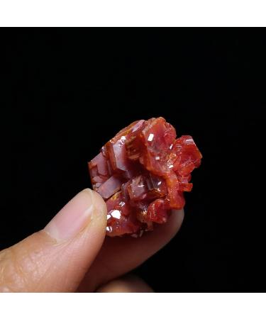 Natural Crystal Rough 26g Natural Stone Quartz Vanadinite Crystal Specimen from Morocco A4 Home Decoration yuebang ERTEYIN