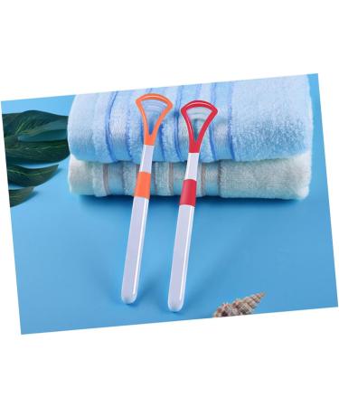 Buy SOLUSTRE Tongue Cleaning Tools - Tongue Brush Scraper & Cleaner for Adults | Effective Oral Hygiene - Buy Online on GoSupps.com