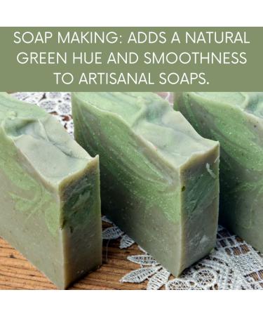 mGanna 100% Natural Glacial Marine Green Clay Powder 0.5 LBS / 227 GMS for Facial Masks Creams Body Wraps Soft Peels and Scrubs Skin Tightening and Soap Making - Buy Online on GoSupps.com