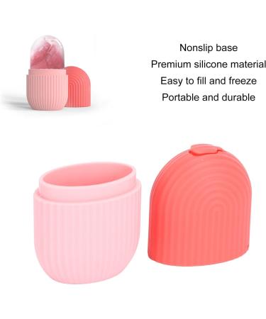 Buy Ice Face Scooters - Silicone Non-Slip Handle for Pain Relief & Skin Tightening | Durable Facial Massage Tool (New Pink) - Buy Online on GoSupps.com
