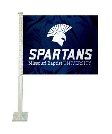 Missouri Baptist Spartans Car Flag