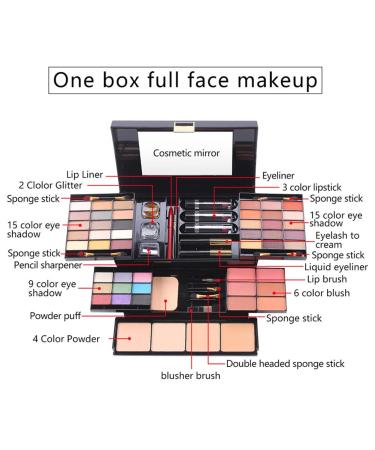 Phantomsky 39 Colors Eyeshadow Palette - Professional Makeup Gift Set with Lipstick Blush & Concealer | Perfect for Daily Use & Special Occasions - Buy Online on GoSupps.com