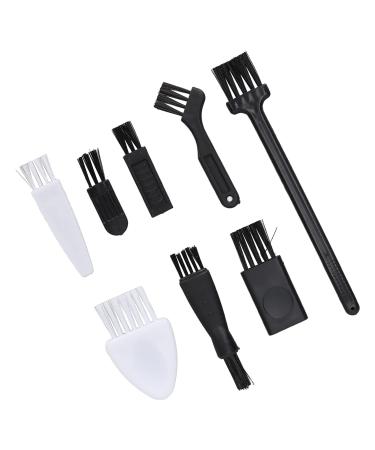 8-Part Razor Cleaning Brush Set | Non-Slip Handle & Soft Brush for Household & Computer Accessories | Durable PP Material - Buy Online on GoSupps.com