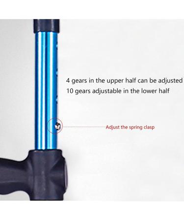 Folding Crutches Portable Height Adjustable Telescopic Medical Cane Underarm Crutches Elderly Crutches Crutches for Walking Independence - Buy Online on GoSupps.com