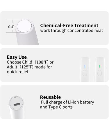 Mosalogic Rechargeable Anti-Itch Pen - Fast Relief for Insect Bites - Chemical-Free Treatment for Children and Adults - Buy Online on GoSupps.com