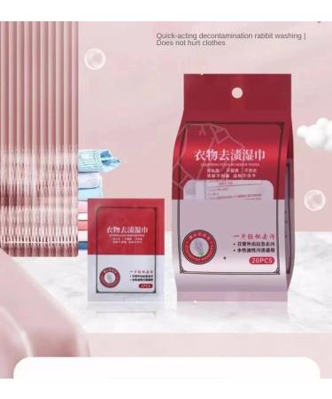 Stain Removal Wet Wipes Portable Emergency Clothing Decontamination Wipes Emergency Stain Removal Wipes Down Jacket Cleaning Wipes Powerfully Removes Oil Stains 20 Pcs/Pack (1 pc) - Buy Online on GoSupps.com