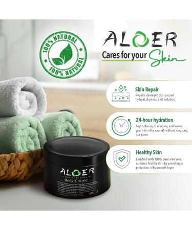 Moisture Milk Unisex Body Creme | Aloe Vera & Castor Oil Moisturizer for Dry Skin | Soothing Non-Greasy 4oz Face & Body Cream - Buy Online on GoSupps.com