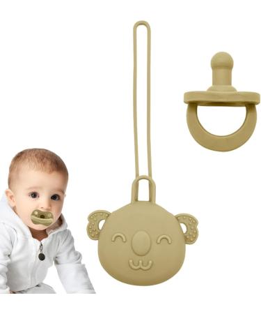 Eastuy Baby Pacifier Holder | Silicone Clip & Etui Set for Boys & Girls | Travel-Friendly Baby Accessories - Buy Online on GoSupps.com