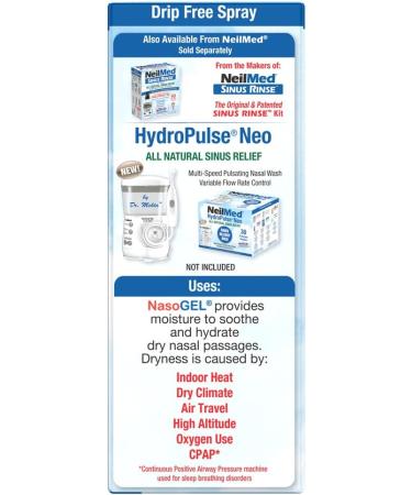NeilMed NasoGel Saline Nasal Gel Spray - 1 fl.oz. (30 ml) - Buy Online on GoSupps.com
