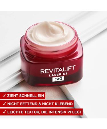 L'Or al Paris Revitalift Laser X3 Facial Care Set - Anti-Aging Day & Night Cream with Pro-Retinol Hyaluron & Vitamin C | 100ml - Buy Online on GoSupps.com