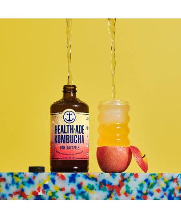 Health-Ade Kombucha Tea Organic Drink | Living Probiotics & Detoxifying Acids | Gut Health Support | Non-GMO, Vegan & Gluten Free | 12 Pack (16 Fl Oz Bottles) - Buy Online on GoSupps.com