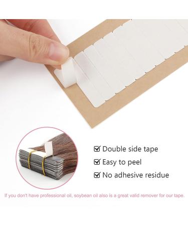 Double Sided Tape Replacement for Tape In Hair Extensions - 120 Pieces, No Residue - Pack of 1 - Buy Online on GoSupps.com