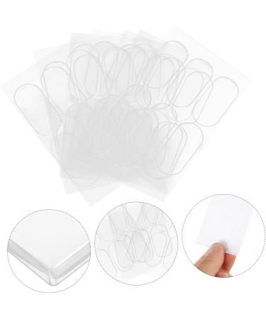 Silicone Ear Patch Stickers 60pcs - Portable Cosmetic Makeup Correction Tape - Transparent Earring Cosmetics Ear Tape 3.7x1.6cm - Buy Online on GoSupps.com