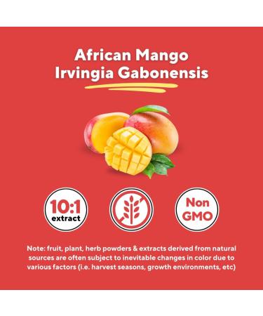 African Mango Capsules for Immune System Metabolism and Nutritional Wellness Support - Pure 10:1 Irvingia Gabonensis Extract - 180 Veggie Capsules Non-GMO Gluten-Free Vegan-Friendly African Mango 180 - Buy Online on GoSupps.com
