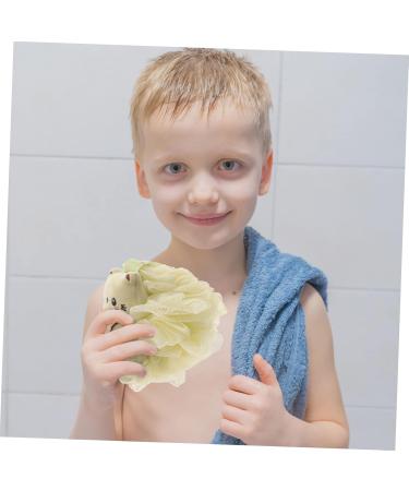 Buy Healeved 2pcs Cartoon Bath Ball Scrubber - Kids Loofah Body Wash Sponge for Fun & Clean Bathing - Buy Online on GoSupps.com