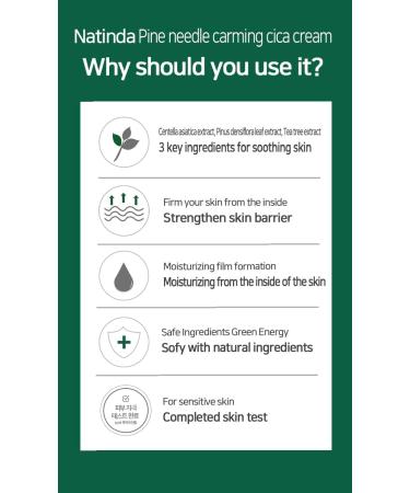  NATINDA Soothing cream with pine needles 100g - Buy Online on GoSupps.com