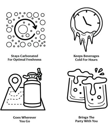 Buy GrowlerWerks uKeg Go 64 Growler 1.8L - Tungsten Minnesota United FC - Perfect for International Shipping - Buy Online on GoSupps.com