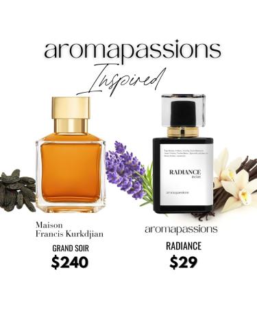 RADIANCE | Inspired by (MFK) GRAND SOIR | Pheromone Perfume for Men and Women | Extrait De Parfum | Long Lasting Dupe Clone Essential Oils Fragrance | Perfume De Hombre Mujer | (50 ml / 1.7 Fl Oz) 1.7 Fl Oz (Pack of 1) - Buy Online on GoSupps.com