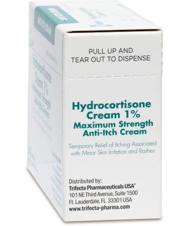 Hydrocortisone 1% Cream - 25 Count Single Packets for Itching, Rash, Bug Bites & More - Buy Online on GoSupps.com