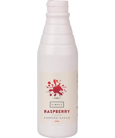 Simply Raspberry Topping Sauce - Dairy Free Dessert Sauce for Ice Cream, Waffles, Pancakes, Coffee & Milkshakes - 1kg (Pack of 1) - Buy Online on GoSupps.com