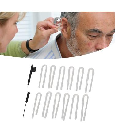 Hearing Aid Hoses & Amplifiers | HDO Model Otoplasty Molded Tubes & Cleaning Brush | Transparent Replacement Listening Tube - Buy Online on GoSupps.com