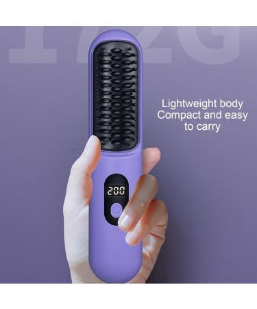 Premium Purple Hot Comb Hair Straightener | 3-Speed Temperature Adjustment | Moisture-Locking Technology for Effortless Styling - Buy Online on GoSupps.com
