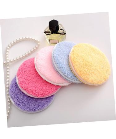 5pcs Round Cleansing Pads Puff Cosmetics Pad Girl Cosmetic Tool Woman Makeup Accessory Face Washing Pad Small Makeup Pad Makeup Tool Girl Makeup Pad Simple Rounded Makeup Pad/2071 12x12cm - Buy Online on GoSupps.com