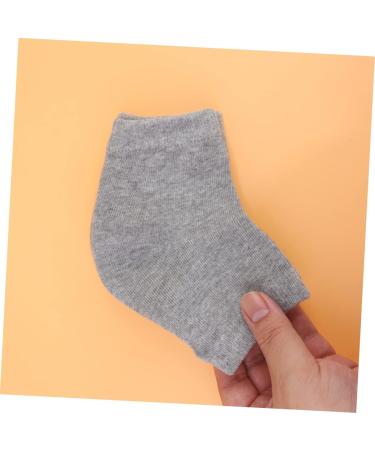 PLAFOPE 4 Pairs Anti-Crack Socks Feet Care Socks Men Socks Gel Spa Socks Heel Sleeves Ankle Socks Spa Gel Socks Anti Crack Heel Socks Mens Sock Feet Repair Socks Foot Socks Man Socks - Buy Online on GoSupps.com
