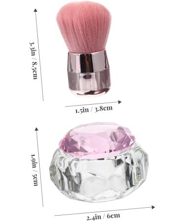 DRESSOOS 1 Set Manicure Cup Manicure Brush Manicure Crystal Cup Nail Cup Container Nail Art Cup Nail Art Liquid Cup Nail Liquid Holder Practical Manicure Liquid Cup Small Tools Diamond - Buy Online on GoSupps.com