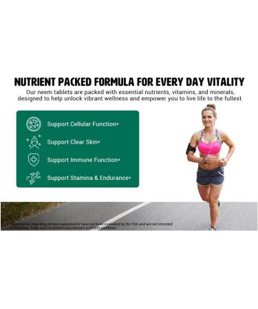 WAY 4 ORGANIC W4O Neem Tulsi Tablets 300 Pills 150 Servings 1000 mg Equal Ratio of Neem and Tulsi Supplement(Pack of 1) - Buy Online on GoSupps.com