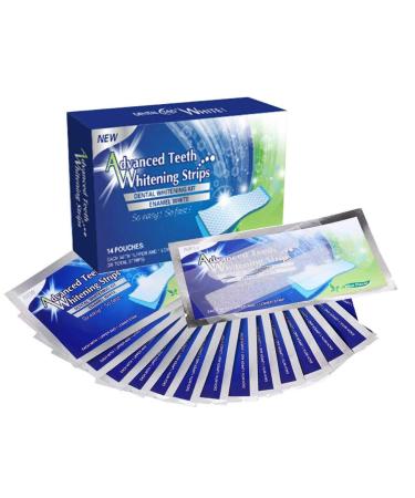 Advanced 3D Teeth Whitening Strips See Professional White Effects - 28 Count by EverWhite