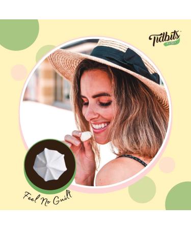 Tidbits Fun Bites Meringue Variety Pack - Low Calorie, Gluten Free, Sugar Free, Low Carb, Diabetic Snacks - Vanilla, Strawberry, Caramel, Chocolate Flavors - 5.64 Ounce (Pack of 4) - Buy Online on GoSupps.com