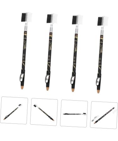 Healvian 20 Pcs Two-in-one Eyebrow Pencil Eyebrow Liner Eyebrow Cosmetics Brow Drawing Pens Brown Wooden - Buy Online on GoSupps.com