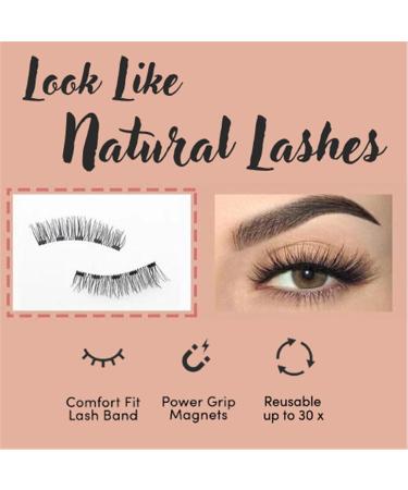 Maglash - Reusable Magnetic Eyelash Kit Magnetic Eyelash Kit With Applicator Tool Maglash Reusable Magnetic Eyelashes No Liner 3D Magnetic Eyelashes (Color : MB6A-5) - Buy Online on GoSupps.com