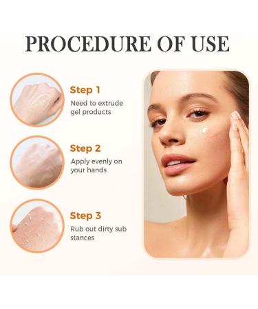 Orange Enzyme Exfoliating Gel Gel Exfoliant Purifiant - Nettoyant Peeling Doux Pour Le Visage Et Le Corps Gommage Peau clatante Efficace La Formule Orange Bubble(4pcs) - Buy Online on GoSupps.com