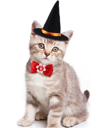 Dog Hair Bows 20 Pack Dog Bows Multicolor Cat Dog Bow Rhinestone Beads Flowers Topknot for Pet Hair Accessories - Buy Online on GoSupps.com