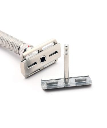 Rex Ambassador Wet Razor - 100% Stainless Steel Adjustable Double Edge Blade Handmade in the USA | Rex Supply Company - Buy Online on GoSupps.com