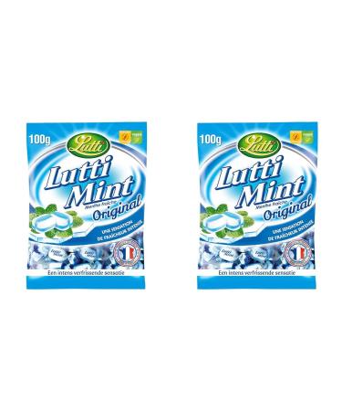 Lutti Luttmint menthe fraiche original 100G (Lot de 2)