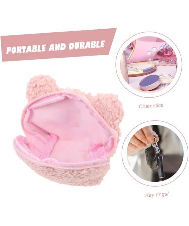 Plush Cosmetics Pocket Wallet for Girls - Mini Travel Bag & Zippered Money Exchange - 15.5x12x5.5cm - Buy Online on GoSupps.com