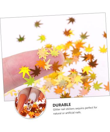 Buy Healeved Maple Leaf Sequins - Nail Flakes & Craft Decorations | 2 Boxes of Nail Art & Makeup Accessories - Buy Online on GoSupps.com