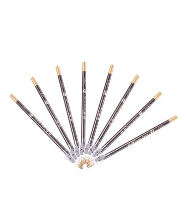 FOMIYES 8pcs Pencil Sharpener Eyebrow Pencil Waterproof Eyebrow Pencils Make up Eyebrow Powder Bamboo Miss