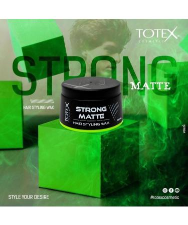 TOTEX Strong Matte Styling Wax 150ml | 24 Hours Soft Matte Effect | Ideal for a Natural Matte Hair Look | Maximum Control | Designed for Professionals - Buy Online on GoSupps.com