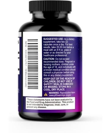 Berberine HCL Supplement 1200mg - High Absorption HCL Extra Strength Berberine Supplement for Advanced Heart Health & Daily Immune Support Sugar Free Vegan Bottled in USA - 60 Veggie Capsules 60 Count (Pack of 1) - Buy Online on GoSupps.com